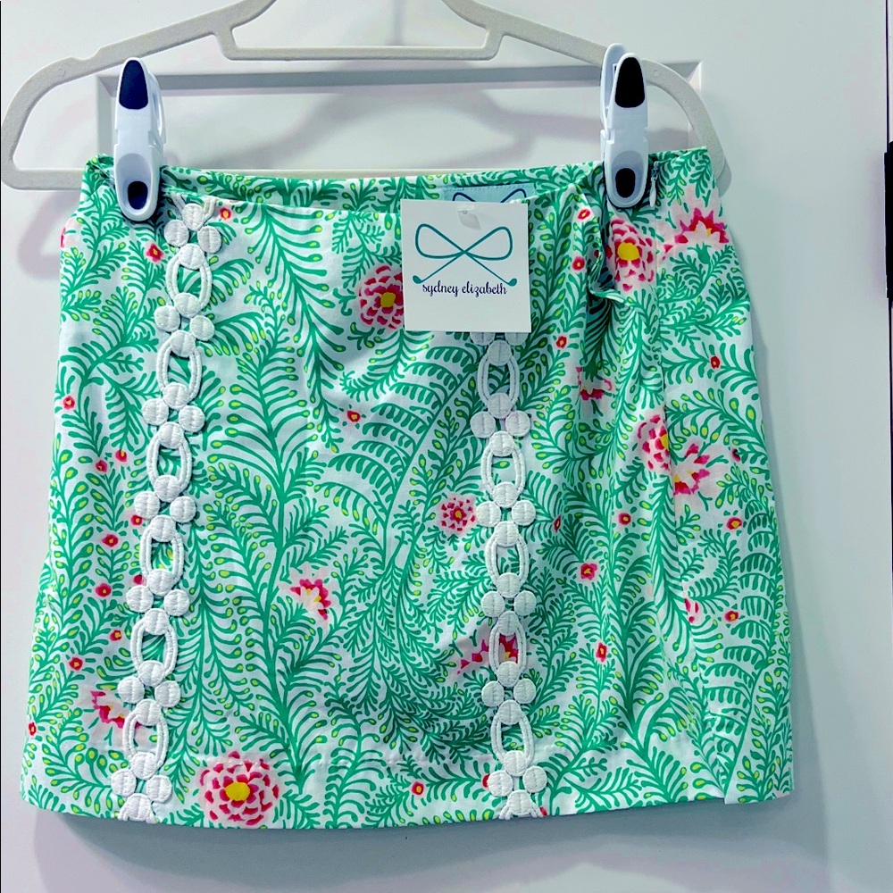 NWT Green and Pink Floral Sydney Elizabeth Golf Skort size 6